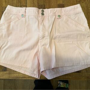 L.A. Blues Light Pink High-Waist Cotton Shorts